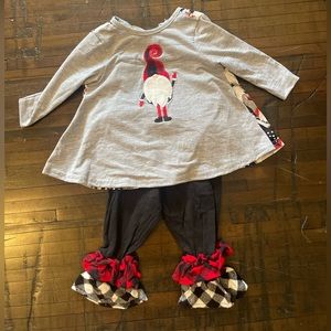 Ricrac & Ruffles tunic set